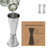 A Bar Above premium Japanese jigger with two-sided design for quick, precise pours.