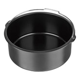 Aayu baking pan with 6-7 inch diameter fits compact cookers for versatile meals.