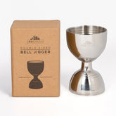 A Bar Above Premium Bell Jigger with internal markings for precise pours.