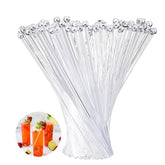ABSOK crystal ball head stirrer for cocktails and coffee enhances mixing and garnish control.