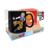 ABYSTYLE Dragon Ball Z heat-change mug with Goku vs Buu art
