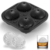 ACOOKEE golf ball ice mold with detailed pattern enhances cocktails and whiskey presentation.