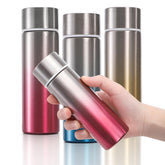 Acshio blue gradient mini bottle in hand for travel and hydration