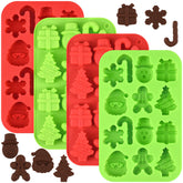 Actvty Christmas Molds 4-pack overview for versatile chocolate and candy making.