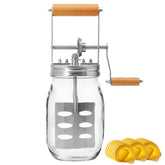 Aeaker Butter Churner glass jar 32oz for fresh, ready-to-spread butter at home.