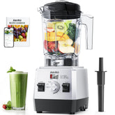 Aeitto blender 68oz jar top view for family-sized smoothies and soups.