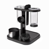 AeroPress Organizer Stand front view showing compact storage for accessories within reach.