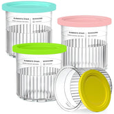 AFDLLDQM Ninja Creami Deluxe 24oz Clear Pint highlights generous capacity for frozen treats