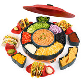 AIBAOLAO Taco Tuesday Kit rotation base enabling easy topping access