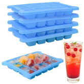 Aibirui mini ice cube tray with lid for easy release and storage.
