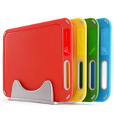 Aichoof red meat board for meat prep, helps prevent cross-contamination.