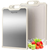 Aigrezzo titanium cutting board dual-sided for safe raw and cooked separation