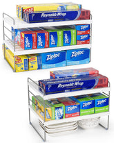 Aionvidas wrap organizer foil focus keeps foil rolls neatly accessible for quick cooking