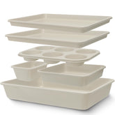 AIVIKI cookie sheets with even heat for uniform cookies and quick cleanup.
