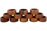 Ajuny napkin ring plain sleek-design keeps napkins neatly in place for modern tables.