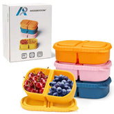 AKGGBOOOM 4-pack snack containers with secure lids for daily lunches