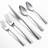 Alata Bailey dinner knife with polished finish for everyday meals.