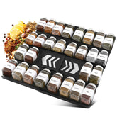 ALCOVA Spice Drawer Organizer extended in a drawer for a customizable fit.