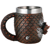 alikiki Dragon Egg Game Mug shell-detail shows dragon egg design for collectors.