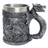 alikiki dragon mug side view shows bold dragon motif for epic beverages