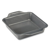 All-Clad Pro-Release 8x8 front view pan for even heat and easy release.