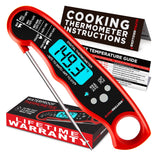 Alpha Grillers digital meat thermometer with instant-read probe for precise doneness.
