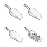 Amazing Abby Elsa 5-ounce ice scoops for precise ice cubes in home and bar settings.