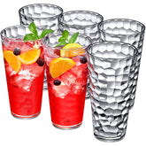 Amazing Abby Iceberg 30oz tumbler, crystal-clear and stackable for entertaining.