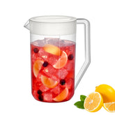 Amazing Abby Kitchen Party pitcher lid enables free pouring with a secure filtered pour