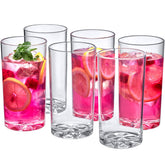Amazing Abby Liberty 16oz tumbler front view shows clear, durable plastic.