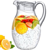 Amazing Abby Bubbly Grand pitcher front view, ideal for iced tea and sangria.