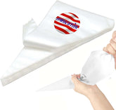 AMBESTAR 18-inch tipless bag opening enables easy filling for large-scale decorating.