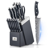 AMEGAT self-sharpening knife block maintains razor-ready blades for daily prep.