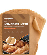 AMFOCUS 200-pcs parchment sheets fit quarter-sheet pans for mess-free baking