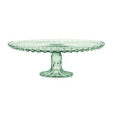 Amici Home Rochester footed glass cake stand main view highlights vintage dessert display
