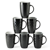 AmorArc 6-pack large coffee mugs with durable ceramic for everyday use