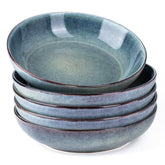 AmorArc 8.5-inch pasta bowls set, ideal for family pasta servings and lively tables.