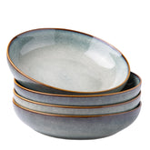 AmorArc ocean glaze pasta bowl with 36oz capacity and rich color