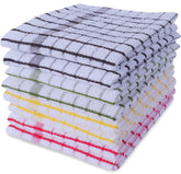 AMOUR INFINI dishcloths 8-pack in soft terry cotton for quick, gentle dish drying.