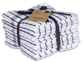 AMOUR INFINI dishcloths set-8 close-up texture for soft, absorbent drying.