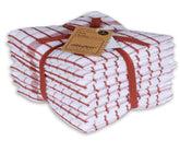 AMOUR INFINI dishcloths set8 in rust color for daily drying and gentle cleaning.