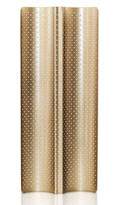 Anaeat perforated baguette pan top view showing even heat circulation for crisp crust