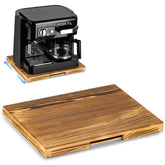 ANBOXIT appliance slider wide wooden base enables easy movement of heavy appliances.