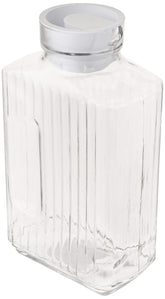 Anchor Hocking Bistro Pitcher in clear glass for quick content checks and easy serving.