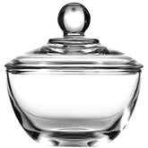 Anchor Hockings Brand Presence sugar bowl with lid on countertop, keeps sugar fresh.