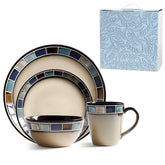 ANCYDPMI ceramic dinnerware blue plate for everyday meals.