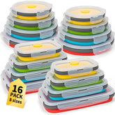 Annaklin collapsible rectangular container compact, space-saving storage solution.