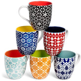 Annovero large mug set on shelf, ideal for daily tea and coffee rituals.
