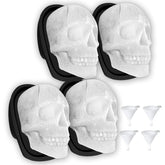 Antenda extra-large skull ice cube mold for dramatic chilling in whiskey