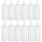 Anyumocz squeeze bottles cap-closure prevent spills during everyday use